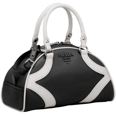 prada nylon bowler bag|Prada canvas bowling bag.